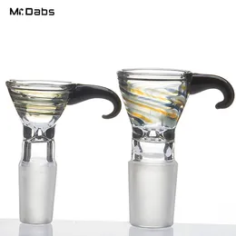 Дерб -держатель стеклянная чаша Слайд красочный курительный аксессуаров 14 мм 18 мм самца для бонгов водопроводные трубы.