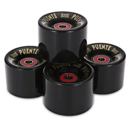 4pcs 60 x 45MM Longboard Wheel Skate Roller con cuscinetto in 1 set per accessori per ruote da skateboard longboard da crociera