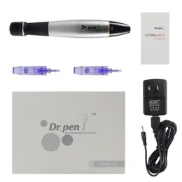 A1-C Derma DR Pen Auto Microneedle System Justerbara nållängder 0,25 mm-3,0 mm elektrisk dermapenstämpel Micro Roller