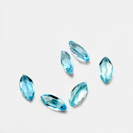 100% Natural Sky Blue Topaz High Quality Eye Clear Good Brilliant Cut Marquise 3*6mm Loose Gemstones For Gold & Silver Jewelry 20pcs/lot