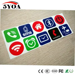 10pcs/lot NFC Tags Stickers Ntag213 Label Rfid Tag Card Adhesive Key Tags llaveros llavero Token Patrol