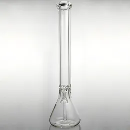 9mm Big Glass Bong Glass Water Pipe Glass Bägare Bong Fantastiskt vatten Bong Stor bägar Vattenrör för torr ört 20 ''