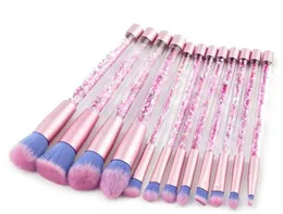 12pcs Mermaid Series Makeup Brush Set Quicksand Crystal Cosmetics Borstar Powder Eyeshadow Foundation Make Up Tool Drop Ship