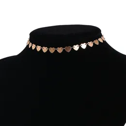 10pc / set Chain Choker Halsband för kvinnor Grils Lucky Star Pendant Halsband