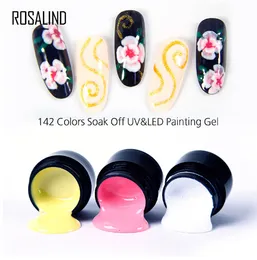 5ml målning gel lack 142 färger gel nagellack set för manikyr DIY Top Base Coat Hybird Design av Nail Art Primer