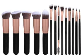 Pennelli trucco professionale Set 4 colori Kit pennelli cosmetici DHL Beauty Makeup Tools BR019