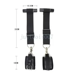 Bondage Sexy Hanging Hand Wrist Cuffs Restraint Straps SM slave Door Jam Bedroom game #R45