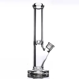 Hookahs 9mm tjockt glas raka bongs höga 35 cm med elefantfog supertunga vattenrör 14 tum högkvalitativ bong