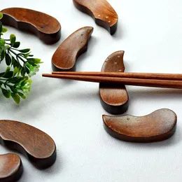 Trä ätpinnar Hållare Japansk stil ätpinnarhållare Bordsware Chopsticks Frame
