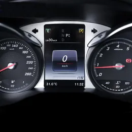 Stylizacja samochodu jazda na ekranie komputera panelu panelu deski rozdzielczej naklejka ramy wykończona dla Mercedes Benz C Klasa W205 GLC Auto ACCE2428