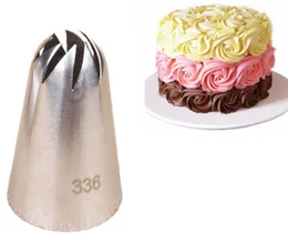 #336 Große Zuckerguss-Rohrtülle, Kuchencreme-Dekorationskopf, Bäckerei-Gebäck-Spitze, DIY-Kuchen-Dekorationswerkzeuge