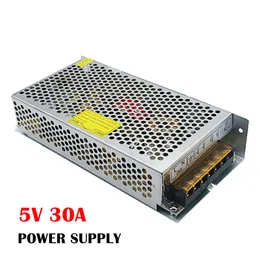 AC 110V-220V to DC 5V 30A 150W 스위치 전원 공급 장치 드라이버 어댑터 LED 스트립 라이트 WS2812B WS2801 SK6812 SK9822