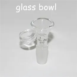 4mm Thick Clear Glass Bowl Hookahs with 14mm 18mm male joint for bong oil rig