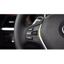 Chrom ABS Lenkrad Zierleisten für BMW 1 3 Serie F30 F20 118i 316i Auto Styling Innenzubehör221O