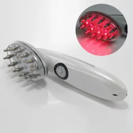 Pro Elektryczny mikrokurrent RF Częstotliwość radiowa Czerwona LED Foton Masażer Teoria Głowica Włosów Odradzanie skóry Podnoszenie