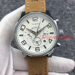 2018 Brown Top quality New Leather Gold Mechanical Men's Automatic Watch Sports mens Self-wind male Relojes Relojes de pulsera