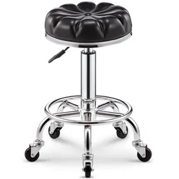 modern bar chair beauty stool with wheels petal shaped bar round stool household Rotating lift chair Manicure Beauty stool rotatio323z