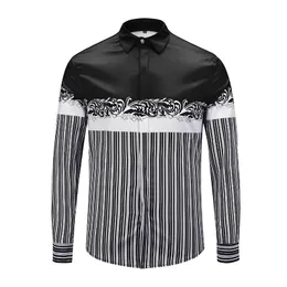 XIMIWUA New Arrival Men Koszulki Paski Koszula Z Długim Rękawem Casual Chemise Homme Homme Hawaiian Koszula Wysokiej Jakości Camisas Para Hombre