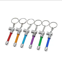 Keychain 버섯 금속 파이프