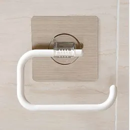 Magic Sticker Wall Mounted Toilet Paper Holder Kitchen Bathroom Accessories Towel Rack Roll Paper Holder SQ-5037