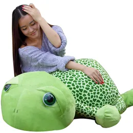 Dorimytrader Big Lovely Animal Tortoise Fylld Toy Giant Green Turtle Plush Doll Pillow Christmas Baby Gift 47Inch 120cm DY61336
