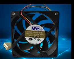 Gratis frakt äkta AVC Desc0715B2U 12V 0.7A 7cm 7015 Kylfläkt Dubbelkullager 4pin AMD Cooler Master