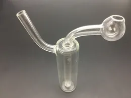 Mini glasolja rigg vatten bong pipe ash catcher hookah pipe pyrex glas rökning olja brännare vattenrör