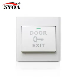 5YOA Dörrutgångsknapp Release Push Switch för åtkomstkontroll Systemc Elektronisk dörrlås Ingen COM LOCK Sensor Switch Access Push