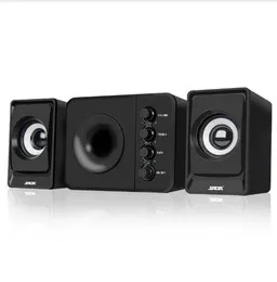 SADA D-205 2.1 Computer Speaker with Subwoofer - Best for Music, Movies, Multimedia PC and Gaming Systems