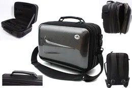 Yinfente 전문 오보 케이스 블랙 컬러 하드 쉘 오보에 가방 숄더 스트랩