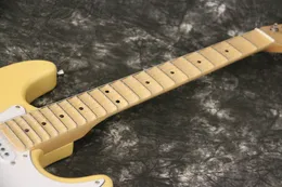 Yngwie Malmsteen Scalloped Fingerboard Big Headstock Electric Guitar Sunburst White Cream Yellow, China Noiseless Pickup, Tremolo Bridge