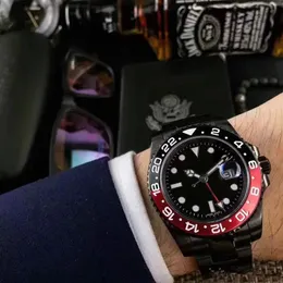 高品質の真新しいIIウォッチ 'Batman'116710 Black Red Ceramic Automatic Mens Watch Men's Watch Wristwatch