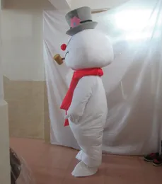 الأزياء 2018 عالية الجودة The Head Fersty the Snowman Mascot Costume Adult Frosty the Snowman Costume3042