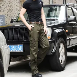 Airborne jeans casual training cotton breathable multi pocket military army camouflage best sale cargo pants trousers for men