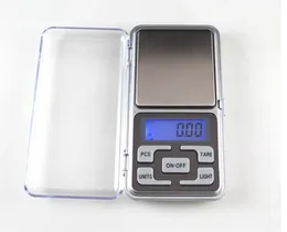 Digitala fickvågar Mini Electronic Scale 200g 0.01g Smycken Diamant Balance Scale LCD-skärm med butiksbatterier 2022