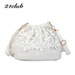 21club brand small fashion lace casual summer style cute canvas purse party shopping travel coin women crossbody shoulder bags