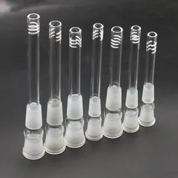 Glas-TONBEM 14mm 18mm männliche weibliche Stamm Dropdown-Adapter-Hukahs für Wasserbongs DAB-Rigs