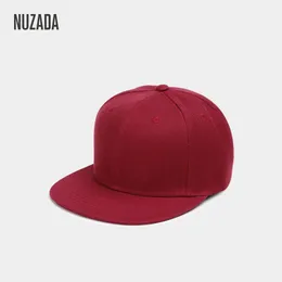 Marka Nuzada Hip Hop Czapki Mężczyźni Kobiety Czapki Dbaseball Snapback Solid Colors Bawełna Kości Europejski styl Klasyczny Trend Mody