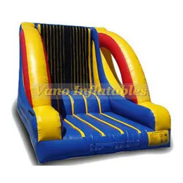 4x3x3m Hook and Loop Wall Bounce House Paredes pegajosas humanas para venda parede pegajosa inflável bouncer PVC comercial com ventilador