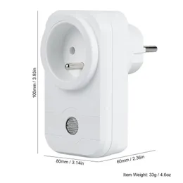 Ny Smart Home Socket WiFi Trådlös fjärrkontroll Strömuttag Smart Home Timer Switch Avbrytare Inteligente EU / US / UK Standard