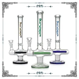 straight tube base Glass water pipes smoking smoke bong 12 inches classics design inline perc Percolator Dab Rigs factory wholesale
