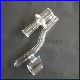 Quartz Dropdown with Banger Nail 2mm Thick 10mm 14mm 18mm Female Male Clear Joint Drop Down Dab Rig