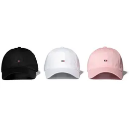 Nowe wysokiej jakości czapki snapback 3 kolorowe paski baseballowe czapki hip-hopowe dla mężczyzn dla mężczyzn Dambled Hat Black Pink White