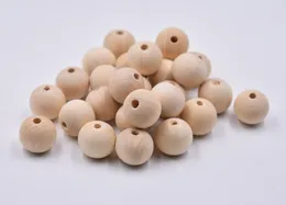 500 Pz/lotto Legno Naturale 5 Formati Rotonda Perline di Legno Del Distanziatore Perline di Legno Per Il Bambino Liscio Creazione di Gioielli FAI DA TE