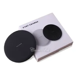 Wireless Charger Charging Pad mobiltelefonavgift Dock 9V 1.67A Fast Chargers Trådlös laddningsteknik för iPhone X XR 13 Pro Max SAM S8 S20 S22