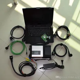 W przypadku narzędzia diagnostycznego Benz SD Connect C5 z HDD 320 GB Super Laptop CF52 Hardbook Gotowy do użycia