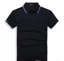 2018 quente nova alta qualidade verão venda quente lapela camisa de algodão dos homens manga curta esporte polo listrado moda casual frete grátis