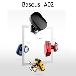 Baseus سماعات بلوتوث A02 سماعات مصغرة في الأذن سماعات ستيريو لاسلكي مع مايكروفون للهاتف والكمبيوتر اللوحي