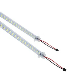 SMD 5730 LED Tube AC 220V 10W High Brightness Hard Rigid LED Strip Bar Lights 50cm 72LEDs 100cm 144LEDs Energy Saving for LED Fluorescent Tubes