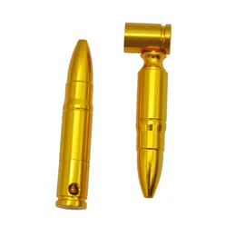 Nyaste metallrör Mounthepiece Zinc Alloy Bullet Shape Högkvalitativ Mini Rökning Tube Portable Unikt design Lätt att bära ren